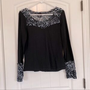 Tribal Long Sleeve Top Size Medium